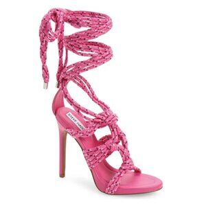 NEW Steve Madden Fiore Ankle Tie Sandal in Pink